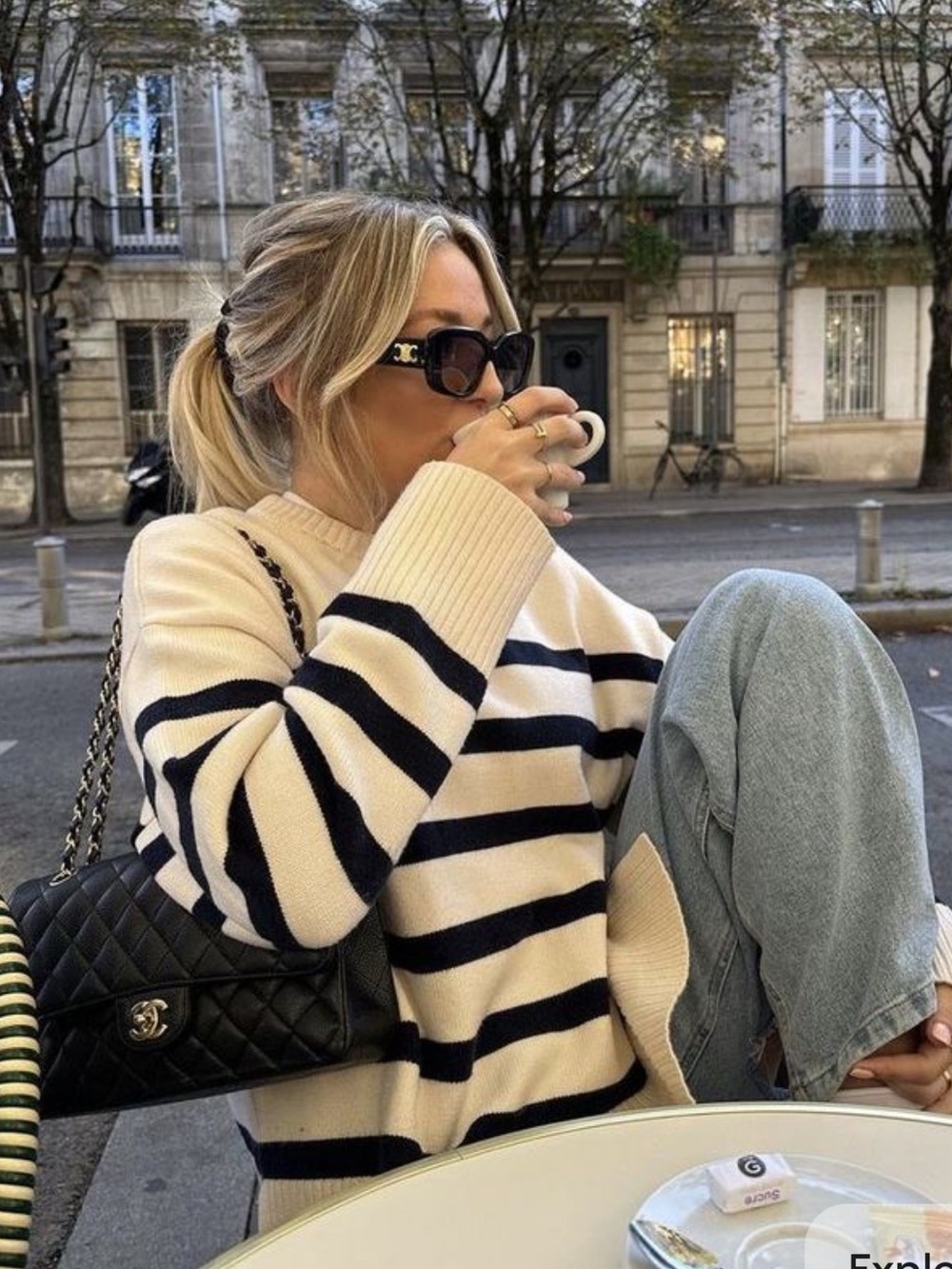 ZARA striped sweater crew neck - Picture 6 of 14